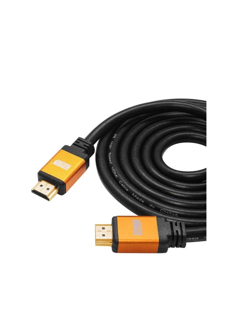كابل HDMI إلى HDMI V2.0 – يدعم أجهزة 2K و4K – بطول 5 أمتار – موديل DC265 – أسود